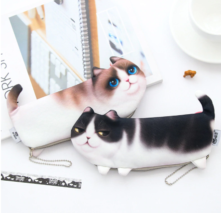 2019 NEW Cartoon Cat Soft Pencil Case - ValasMall