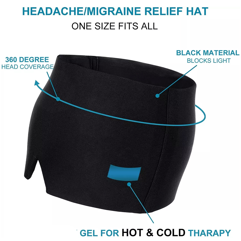 headache hat  migraine cap  theraice rx headache relief hat  migraine ice cap  headache relief hat  ice hat for migraines  headache cap  migraine relief hat 