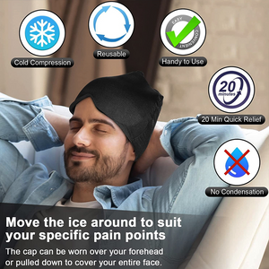 headache hat  migraine cap  theraice rx headache relief hat  migraine ice cap  headache relief hat  ice hat for migraines  headache cap  migraine relief hat 