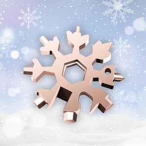 18 in 1 Stainless Steel Snowflakes Multi-tool