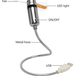 Amazing LED Clock Fan Lamp - ValasMall