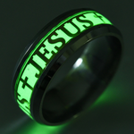 Glow In The Dark JESUS Luminous Ring - ValasMall