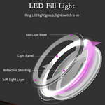 LED 10x Magnification Mirror