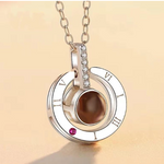 100 Languages "I Love You" Projection Necklace & Ring