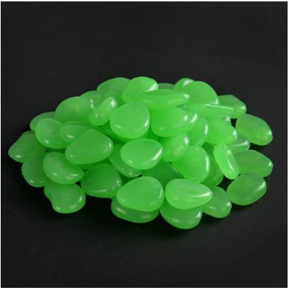 Glow in the Dark Pebbles (50 pcs Set)