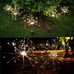 Solar Powered Firework Lights