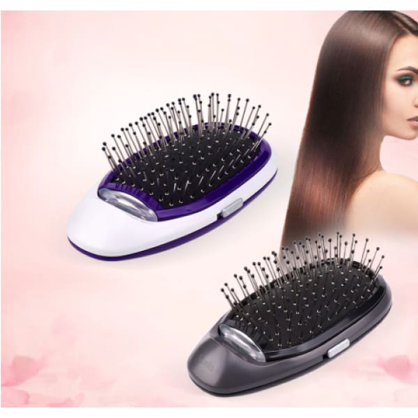 PORTABLE ELECTRIC IONIC HAIRBRUSH - ValasMall