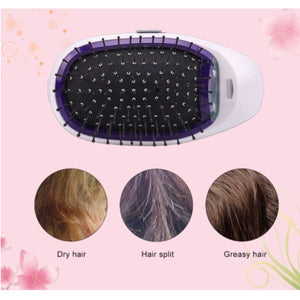 PORTABLE ELECTRIC IONIC HAIRBRUSH - ValasMall