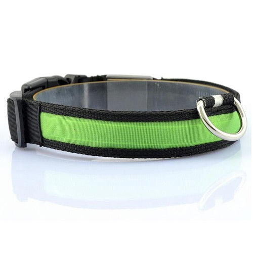 Nylon Night Safety Dog LED Collar - ValasMall