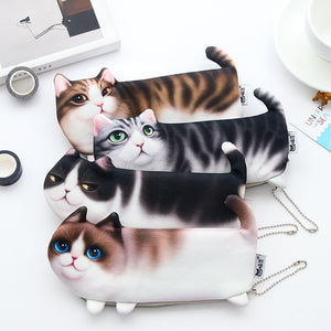 2019 NEW Cartoon Cat Soft Pencil Case - ValasMall