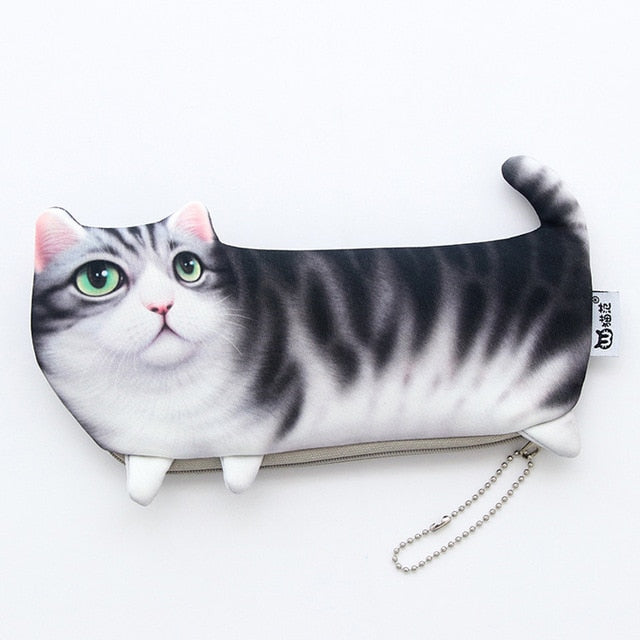 2019 NEW Cartoon Cat Soft Pencil Case - ValasMall