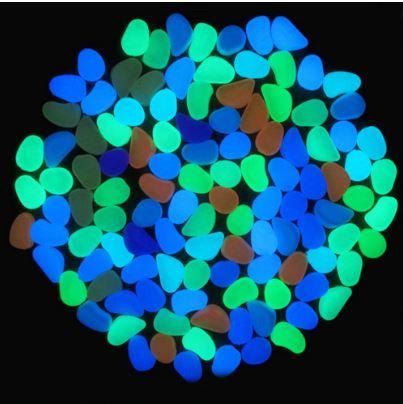 Glow in the Dark Pebbles (50 pcs Set)