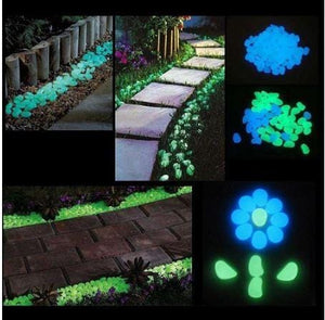 Glow in the Dark Pebbles (50 pcs Set)